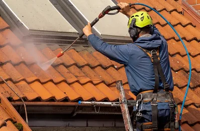 Démoussage et hydrofuge de toiture à Vinnemerville